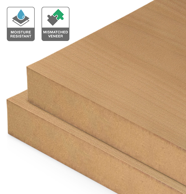Beech Veneer Mismatched on Moisture Resistant MDF