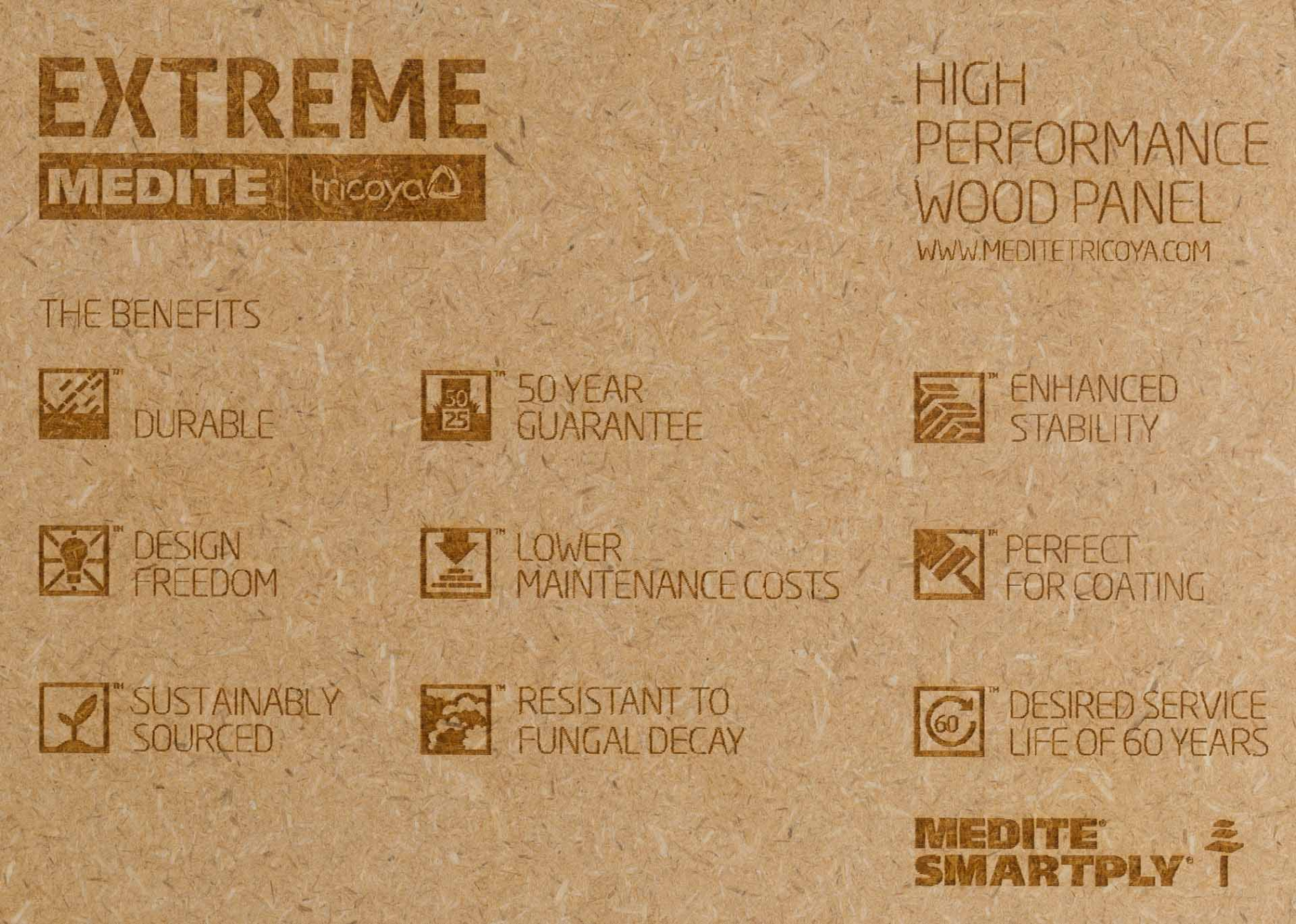 Tricoya Extreme Exterior MDF