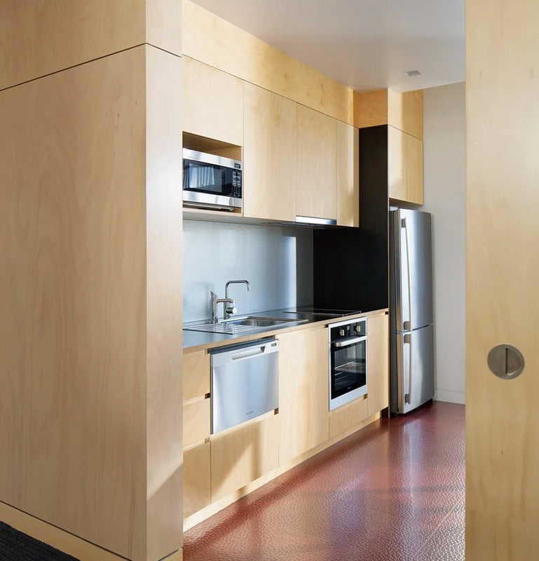 Austral Araucaria Hoop Pine Veneer on Fire Rated MDF