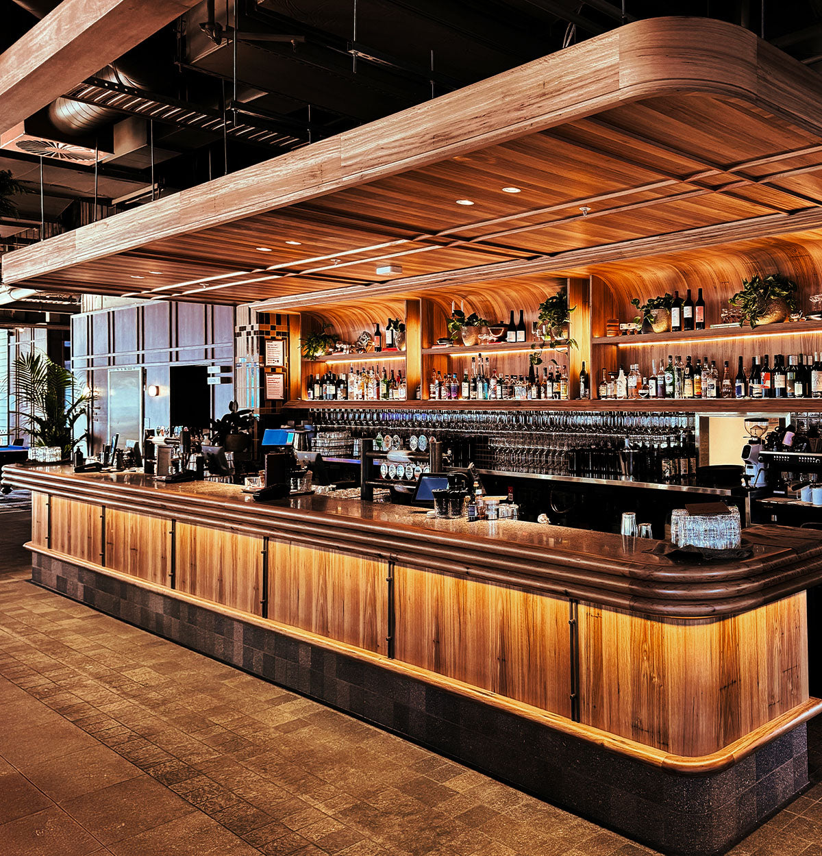 Blackbutt Veneer Natural Feature Grade on MDF