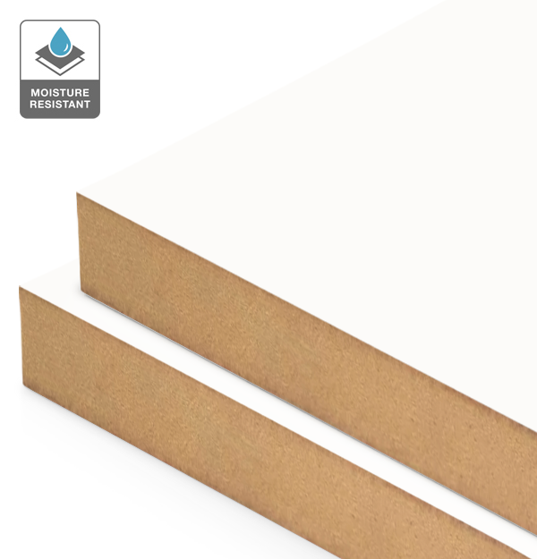 Cool White EVOTONE on Moisture Resistant MDF