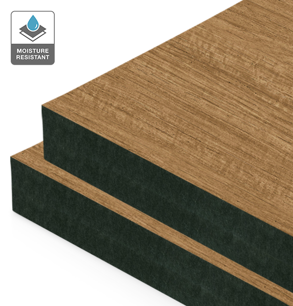 Feature Gum EVOGRAIN Hyperreal on Black Moisture Resistant MDF