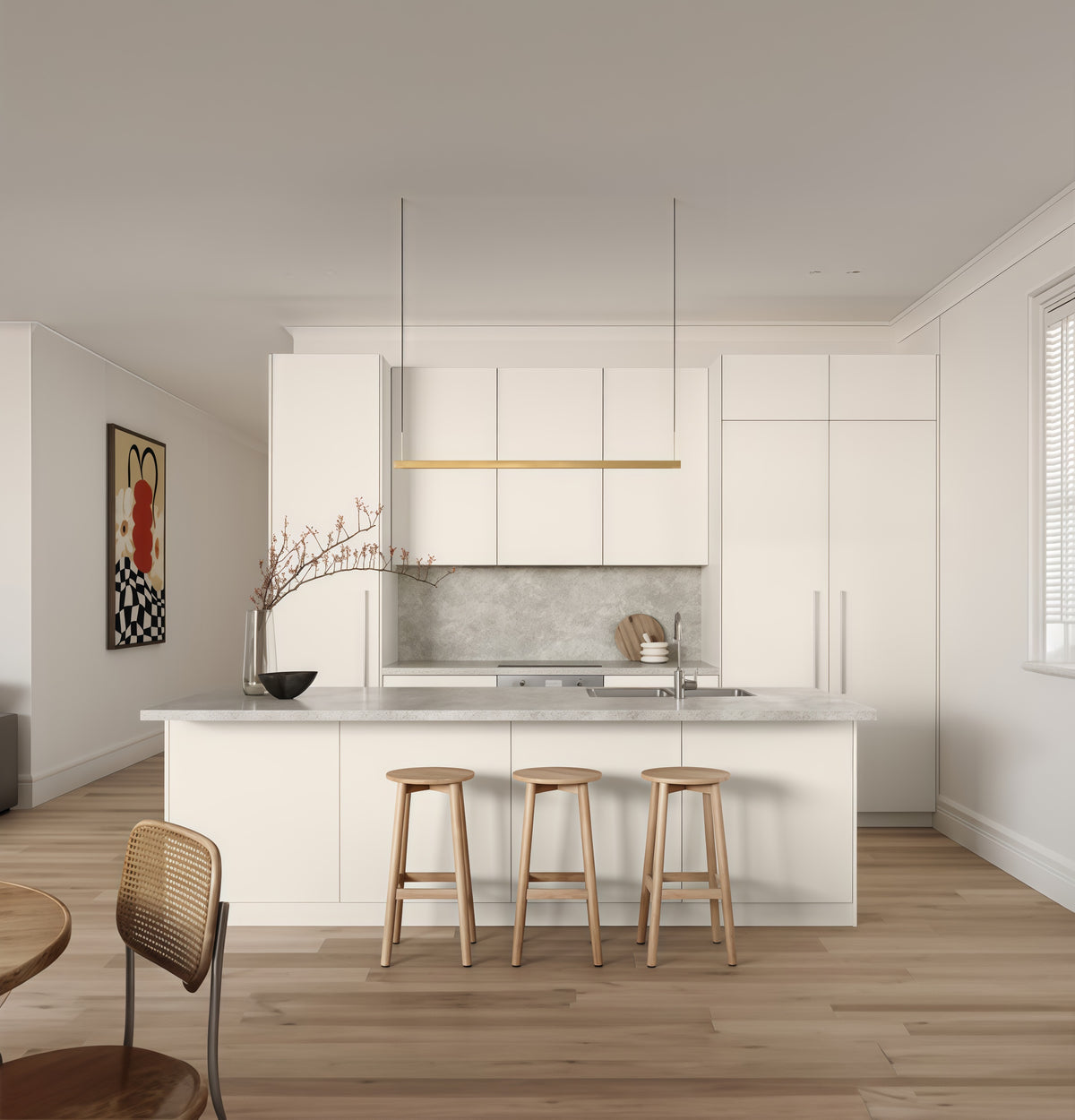 Formica Simply White on Moisture Resistant MDF