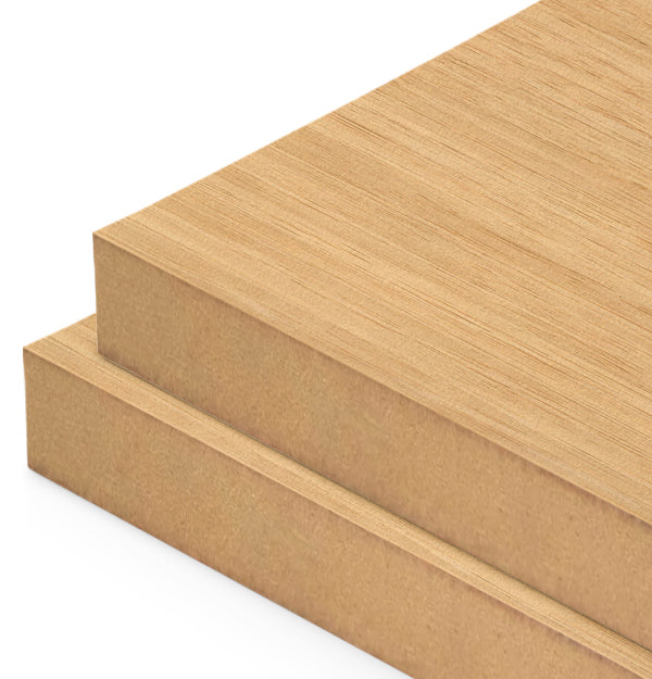 LETO Narrow Grain Natural Bamboo Veneer on MDF