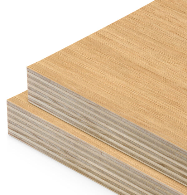 LETO Narrow Grain Natural Bamboo Veneer on Plywood