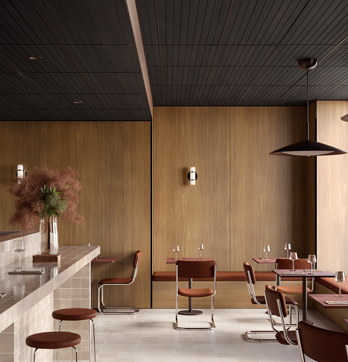 Laminex Blackened Legno Wall Panels (2-Pack)