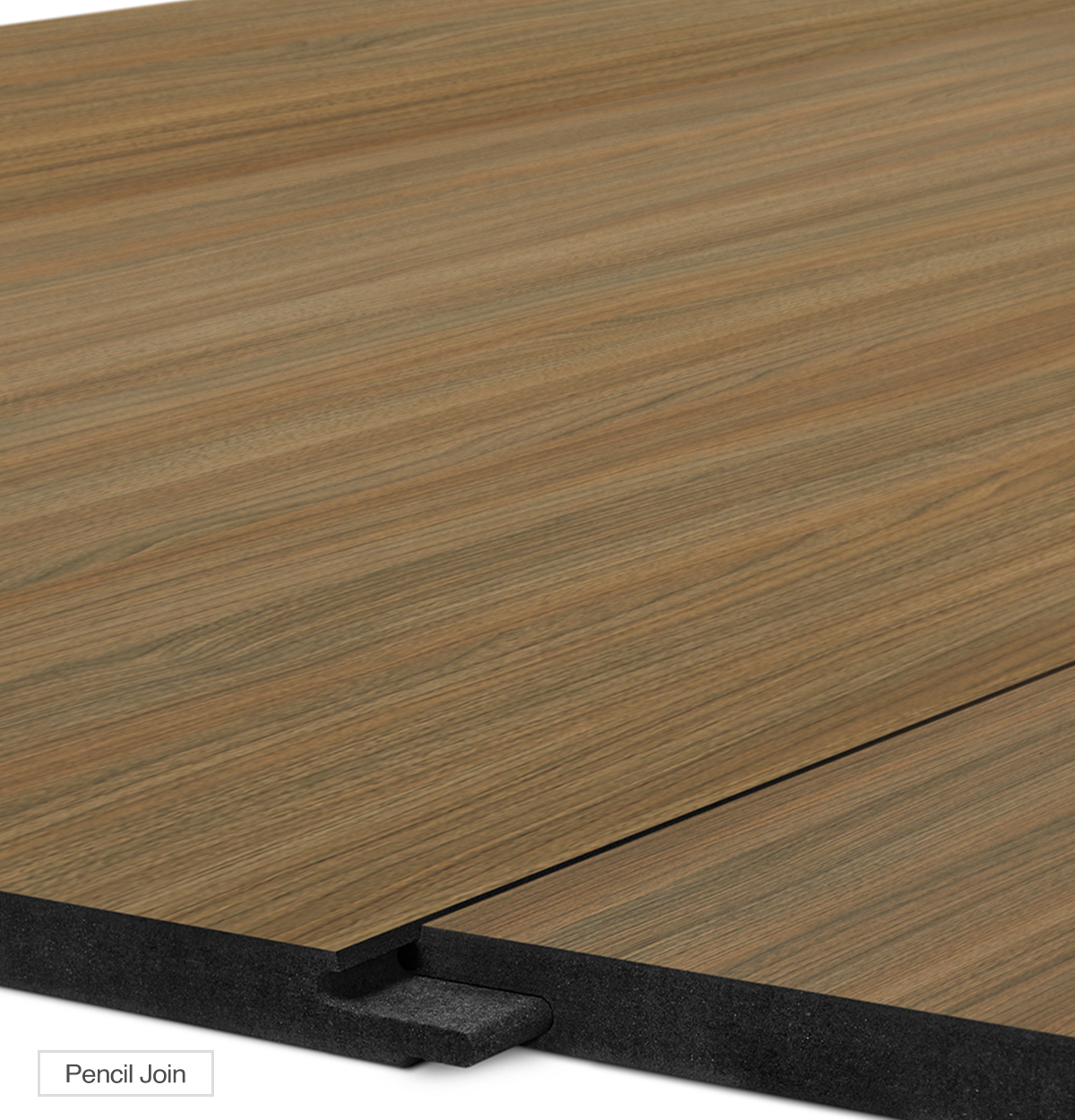 Laminex Classic Flat Danish Walnut Wall Panels