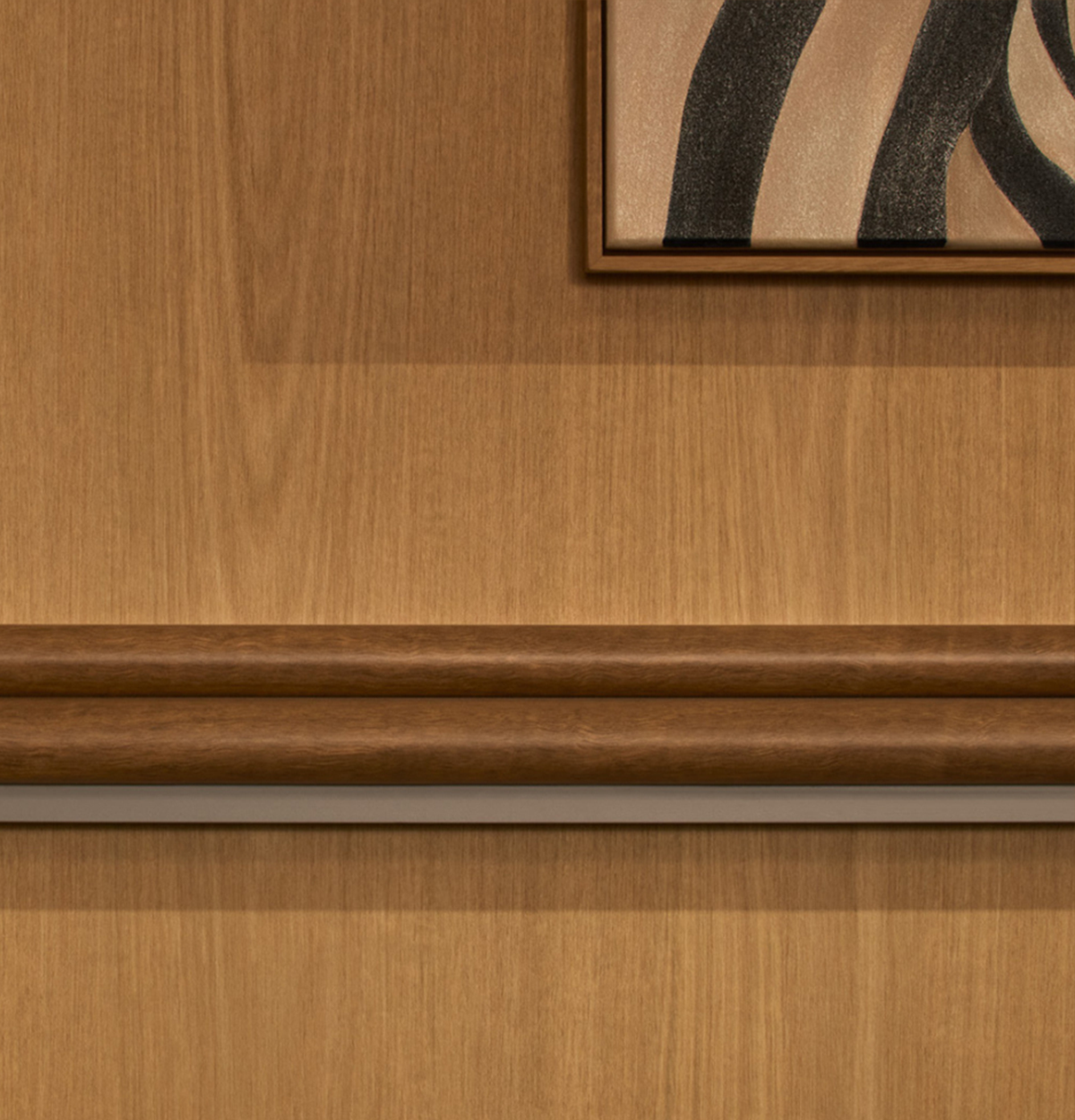 Laminex Classic Flat Tasmanian Oak TrueScale Wall Panels