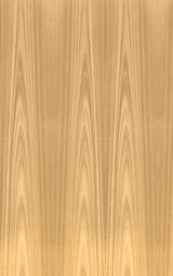 Plantation Oak Veneer Crown Cut on Black Moisture Resistant MDF