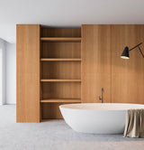 Silky Oak Veneer Quarter Cut on HMR Moisture Resistant Particleboard