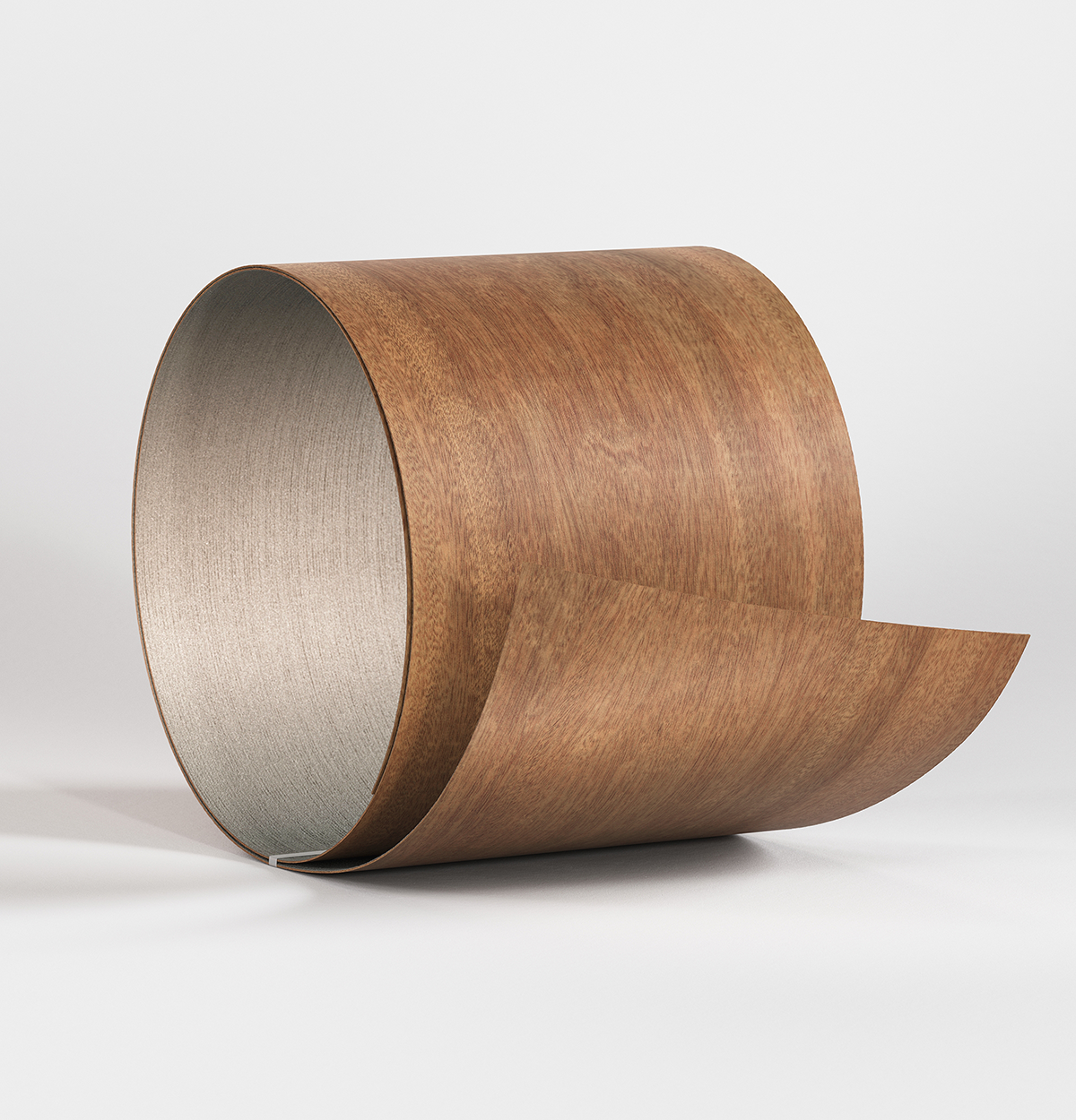 Sapele Veneer Crown Cut on Pre-Glued Leaf