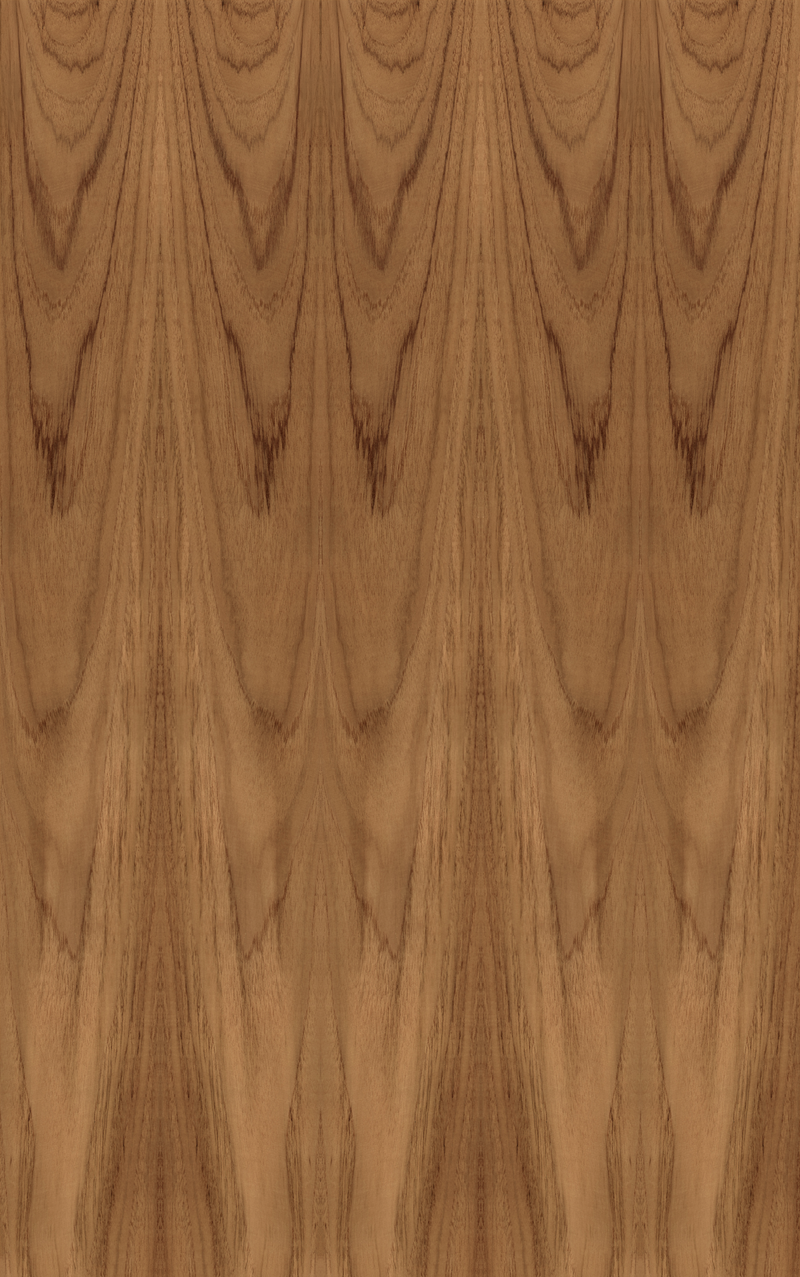 Teak Veneer Crown Cut on HMR Moisture Resistant Particleboard