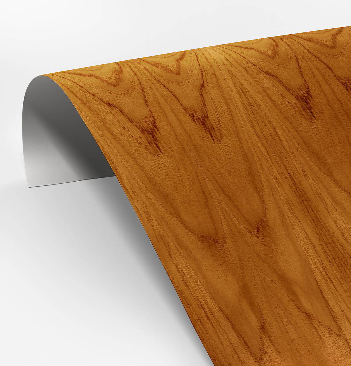 Teak Veneer Crown Cut on Laminate