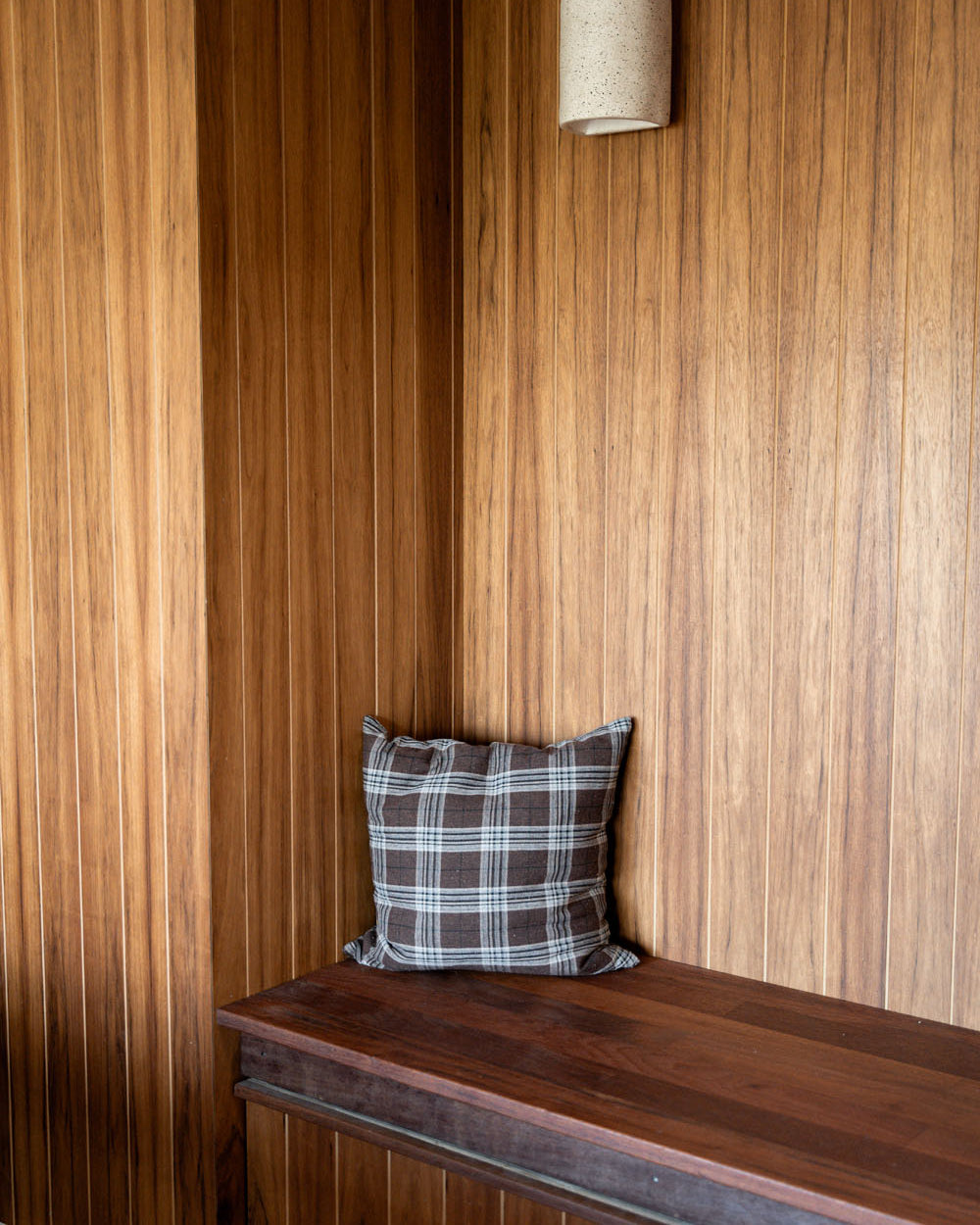 Touchwood Blackwood Veneer VJ Panelling on MDF