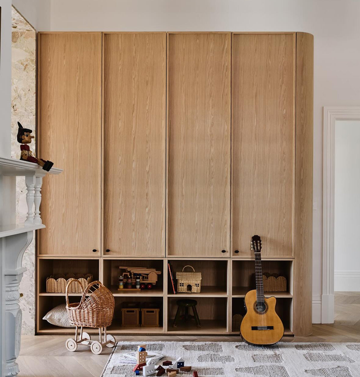 Verdi Reconstituted Veneer on Black Moisture Resistant MDF