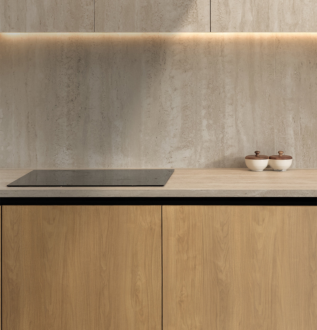 Warm Oak EVOGRAIN Hyperreal on MDF