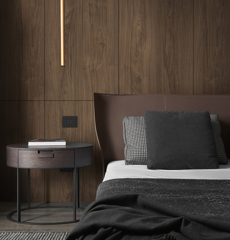 Warm Walnut EVOGRAIN Hyperreal on MDF