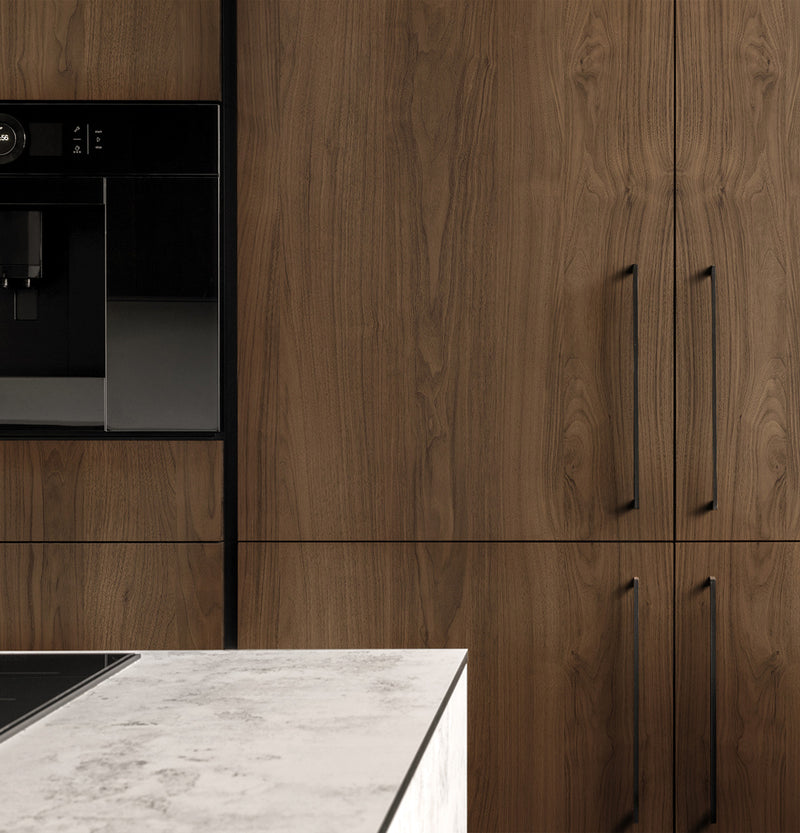 Warm Walnut EVOGRAIN Hyperreal on MDF