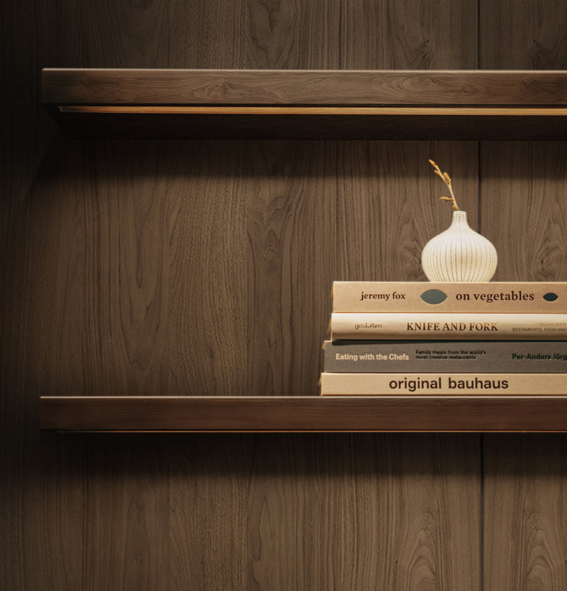 Warm Walnut EVOGRAIN Hyperreal on MDF