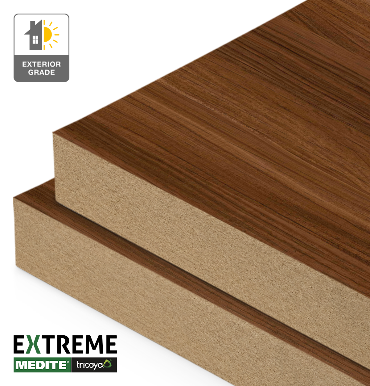 Wattle EVOGRAIN Hyperreal on Tricoya Extreme Exterior MDF