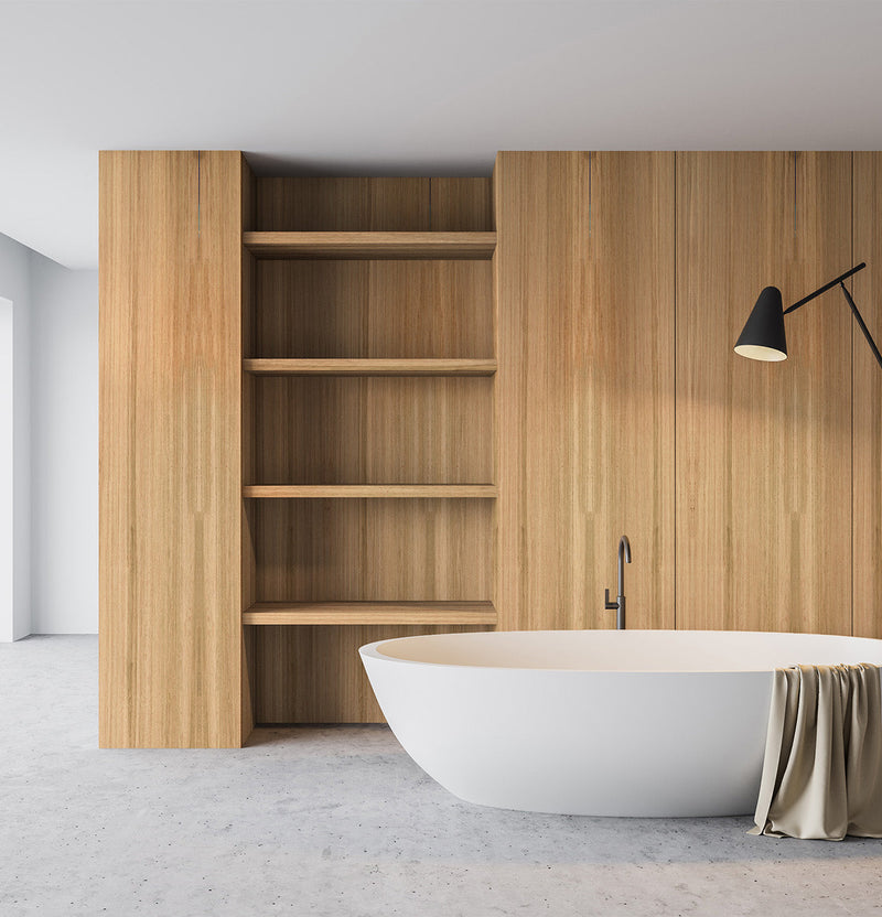 Blackbutt Veneer Quarter Cut on MDF