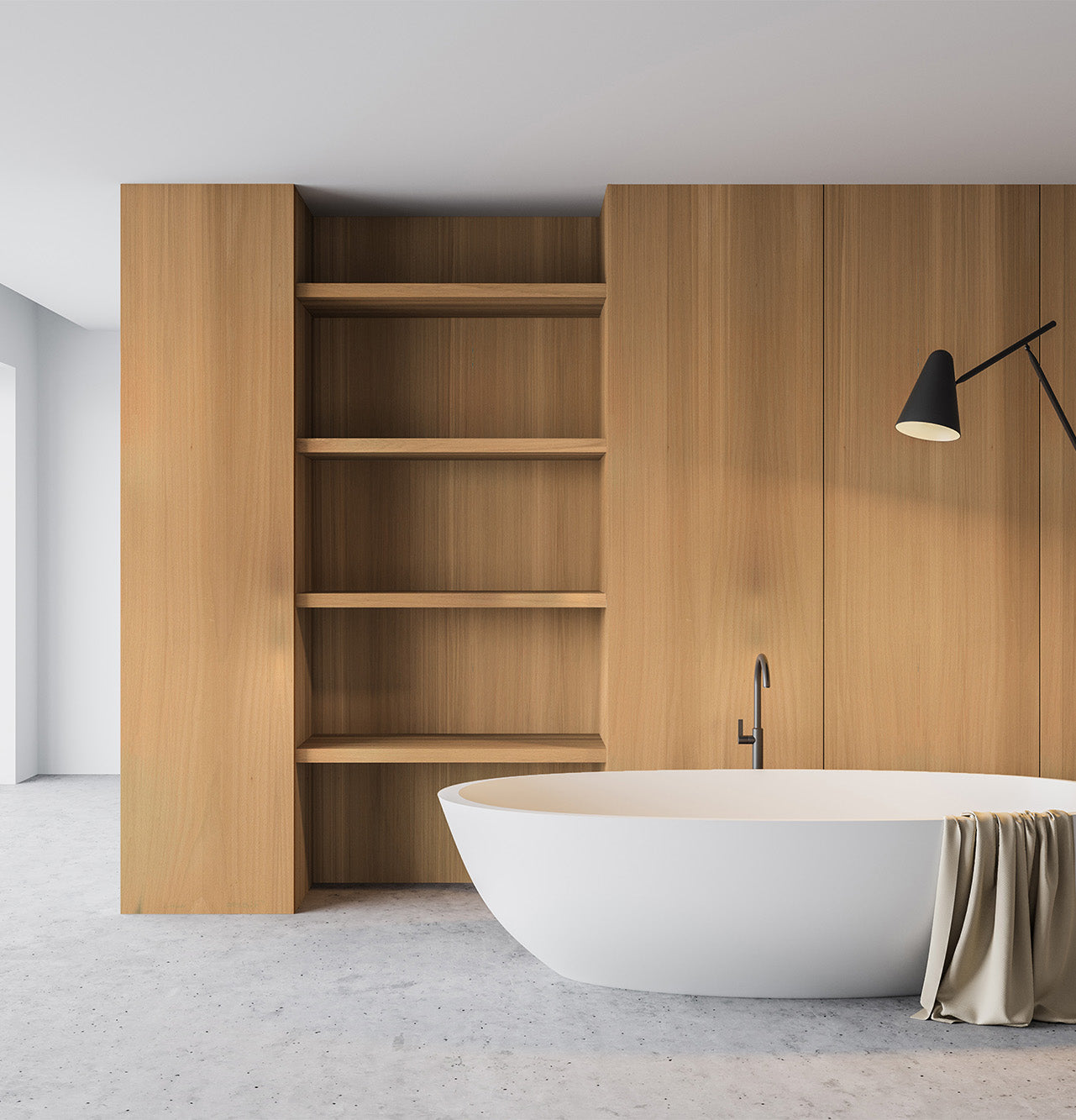 Beech Veneer Crown Cut on Plywood