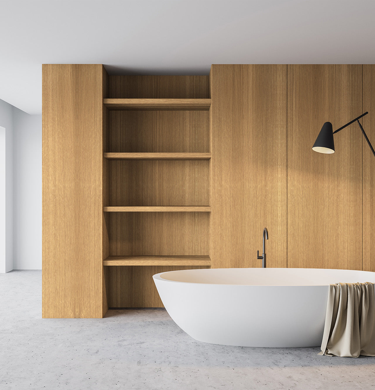 American Oak Veneer Quarter Cut on Plywood