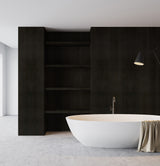 Smoked Oak Veneer Crown Cut on Moisture Resistant MDF