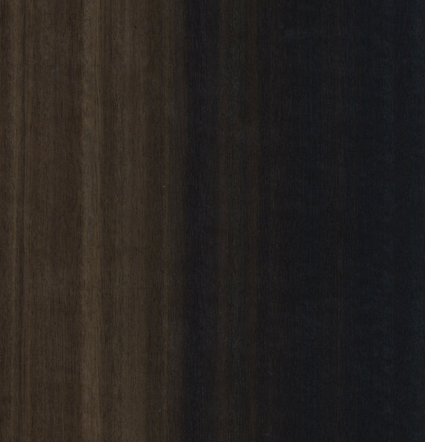 Smoked Eucalyptus Veneer Quarter Cut on Black MDF