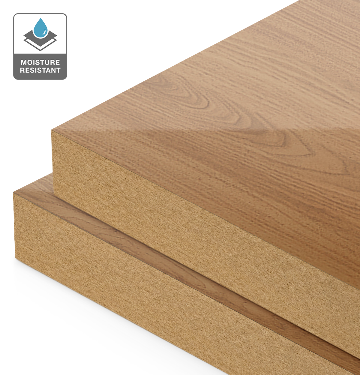 Formica Tassie Oak on Moisture Resistant MDF