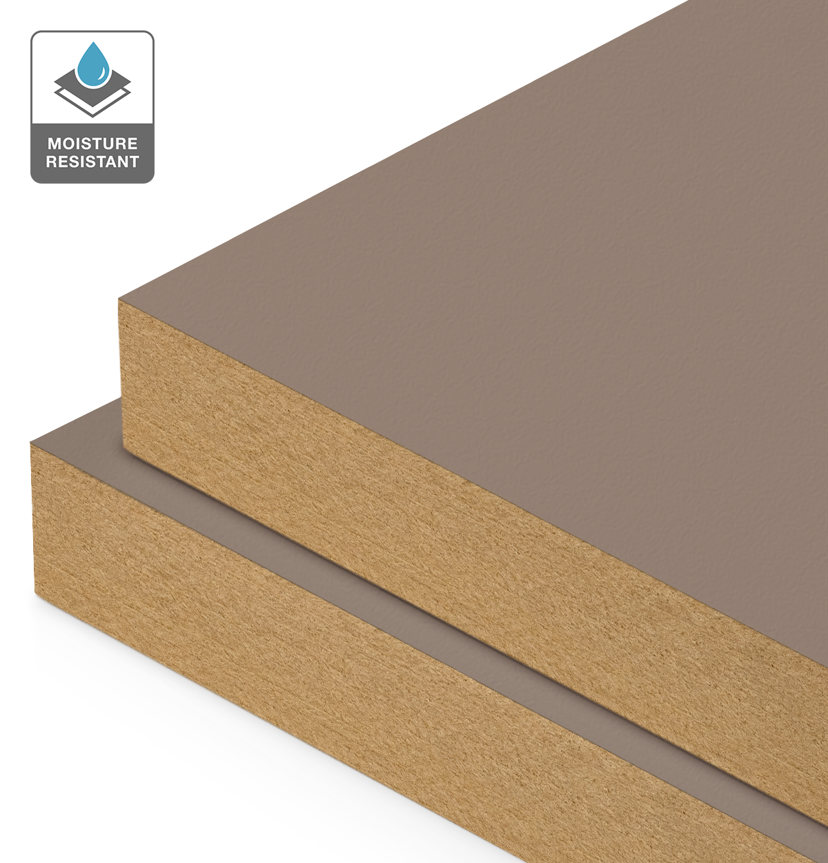 Formica Cappuccino on Moisture Resistant MDF