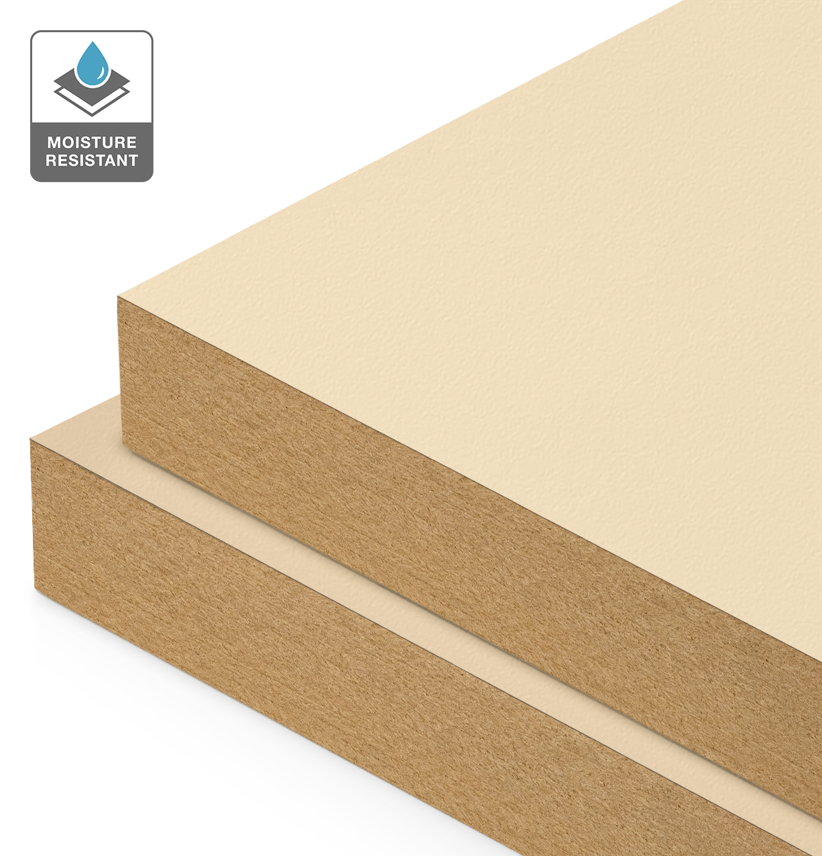 Formica Champagne on Moisture Resistant MDF