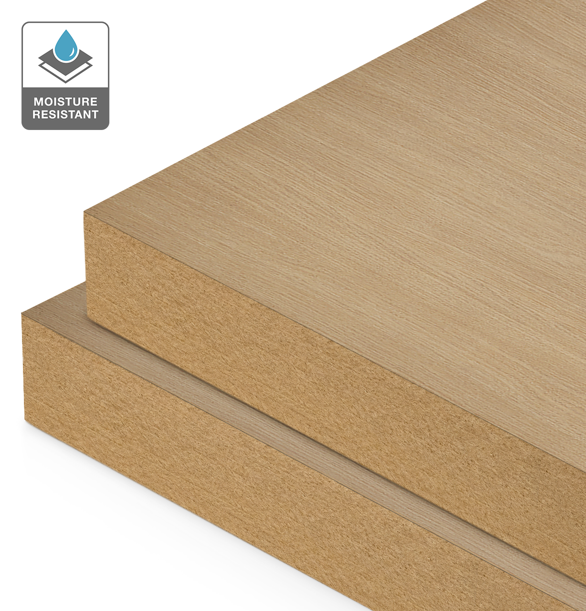 Formica Autumn Oak on Moisture Resistant MDF