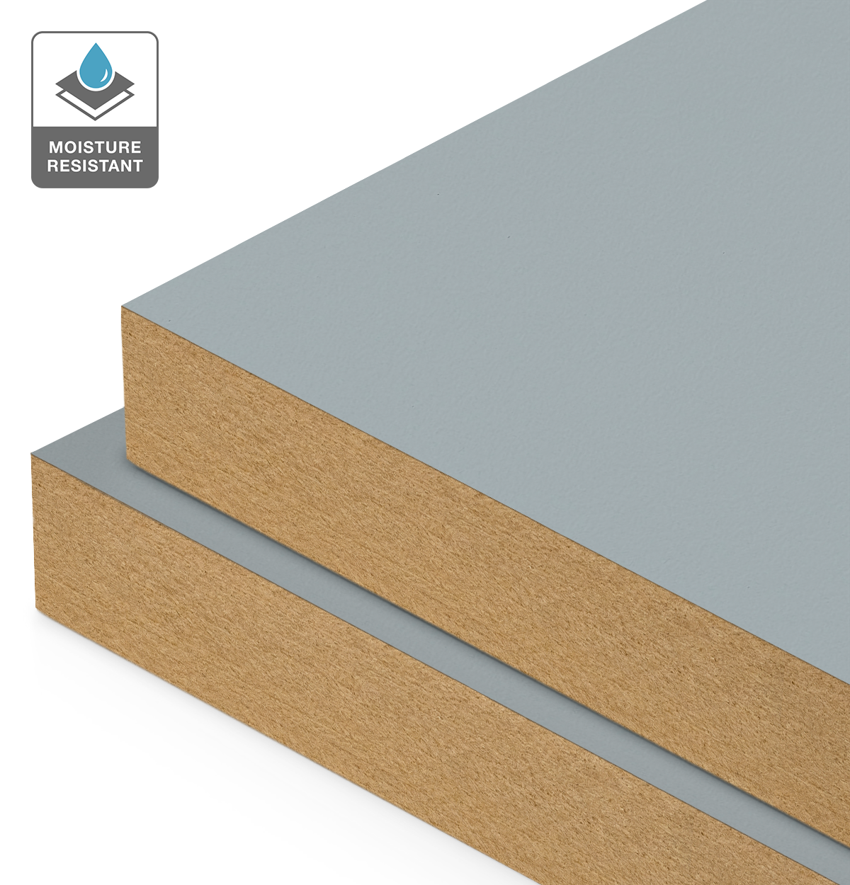 Formica Bluegrass on Moisture Resistant MDF