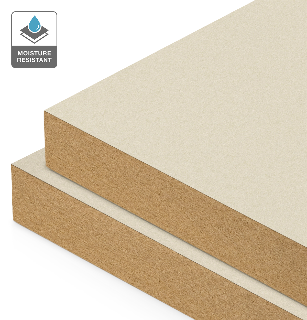 Formica Finesse Sand on Moisture Resistant MDF