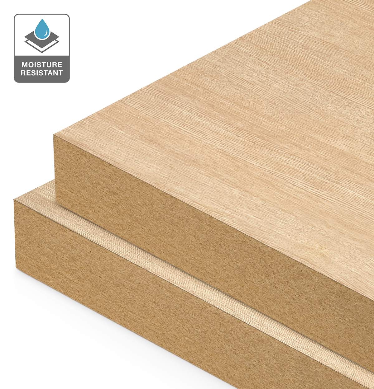 Formica Refined Oak on Moisture Resistant MDF