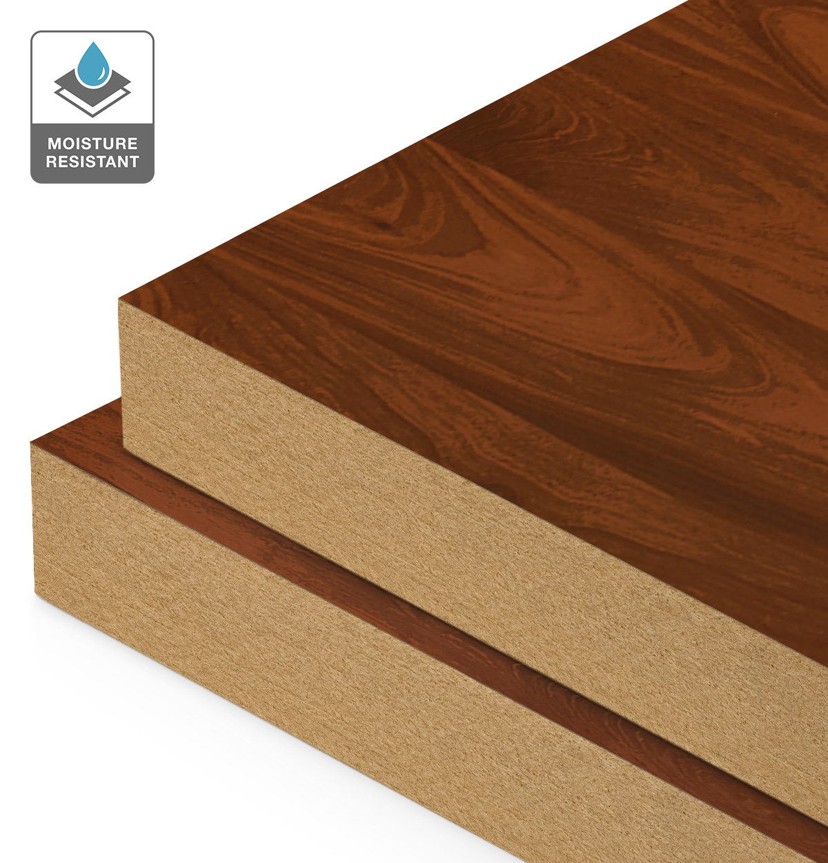 Formica South West Jarrah on Moisture Resistant MDF