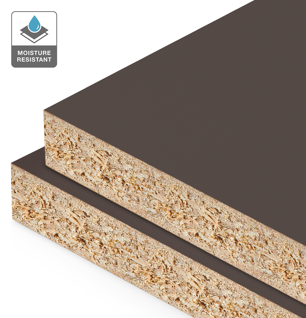 Formica Asphalt on Moisture Resistant Particleboard