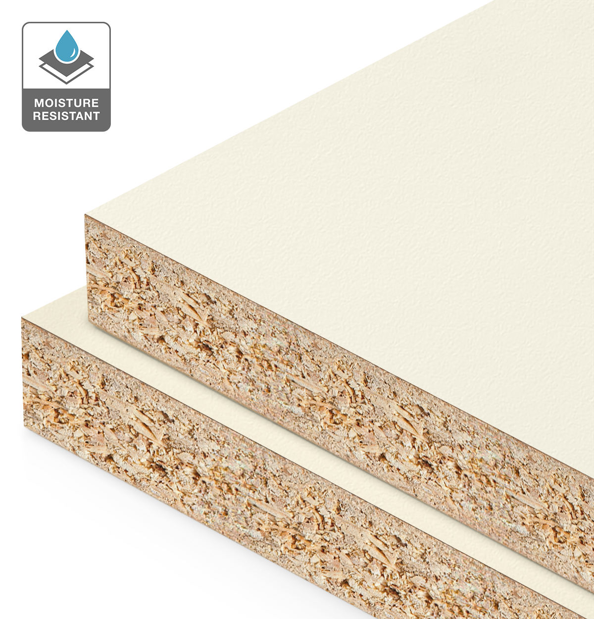 Formica Gentle Beige on Moisture Resistant Particleboard