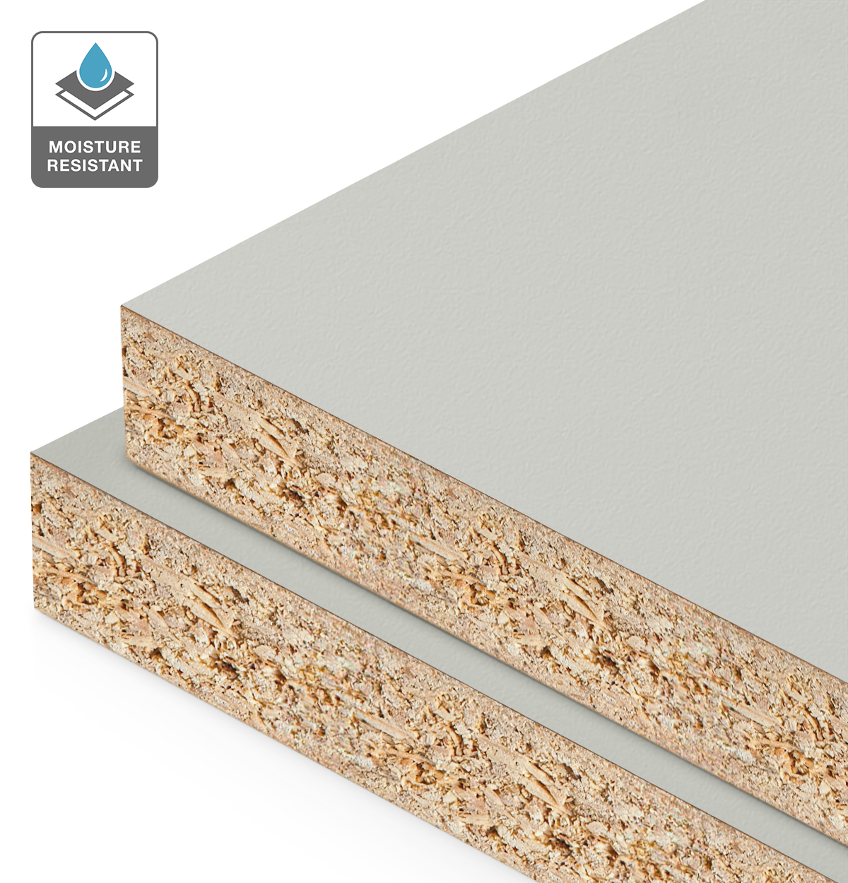 Formica Seal Grey on Moisture Resistant Particleboard