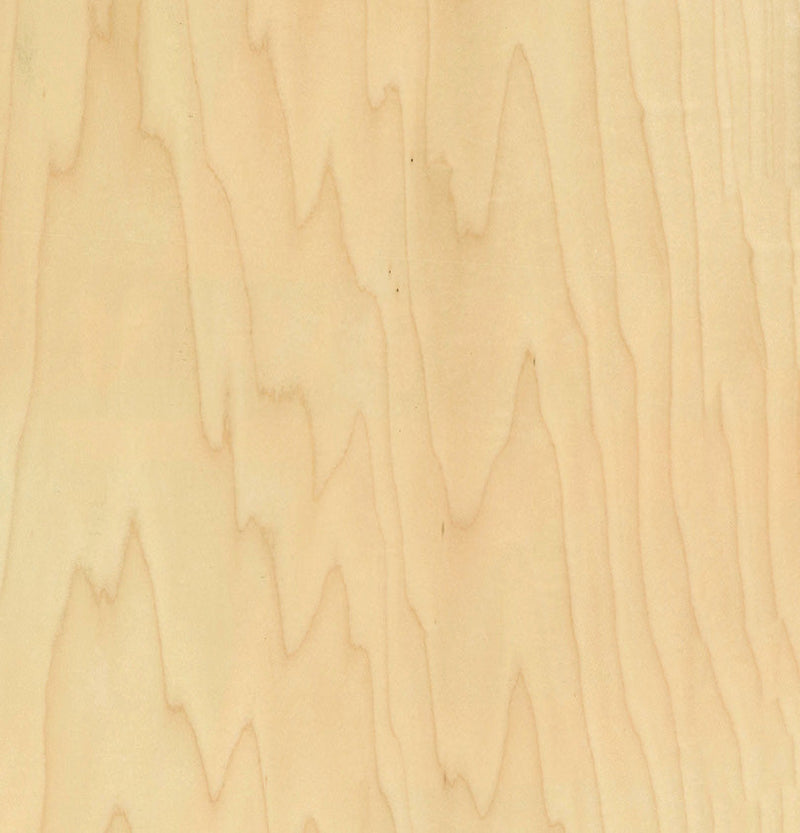 Rock Maple Veneer Crown Cut on Moisture Resistant MDF