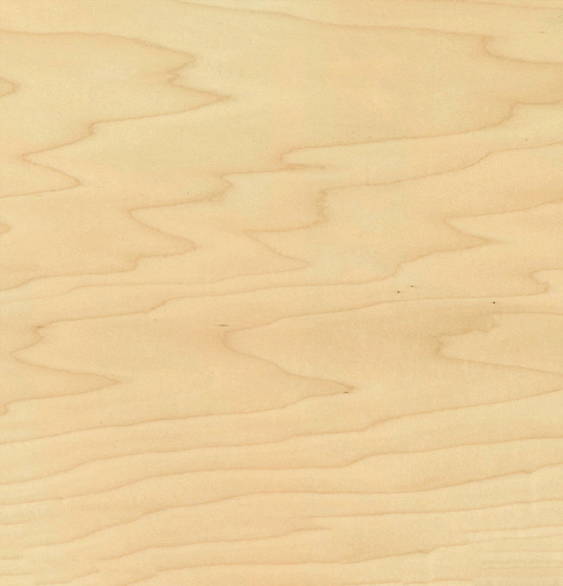 Rock Maple Veneer Crown Cut Cross Grain on Plywood