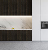 Smoked Oak Veneer Crown Cut on Moisture Resistant MDF