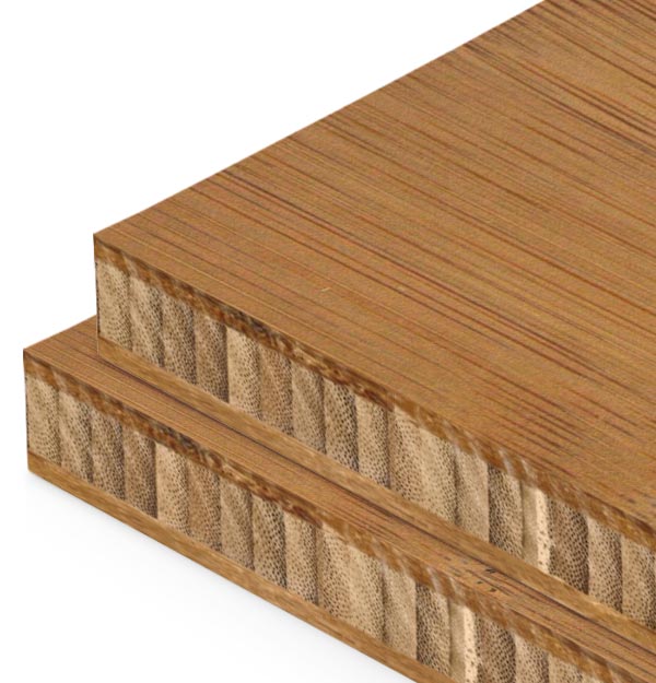 LETO Wide Grain Carbonised Bamboo Plywood